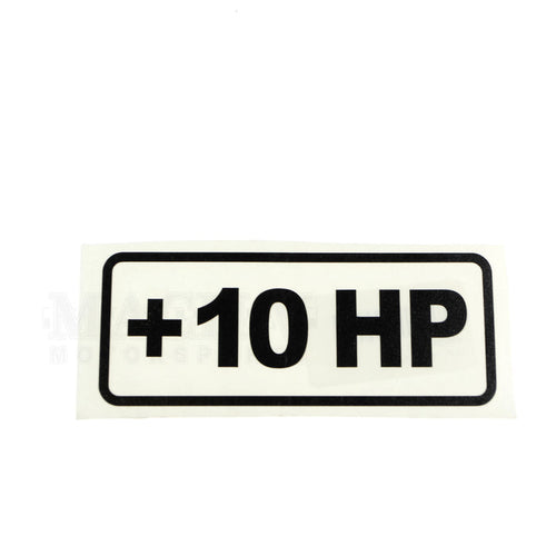 +10 Horsepower Decal