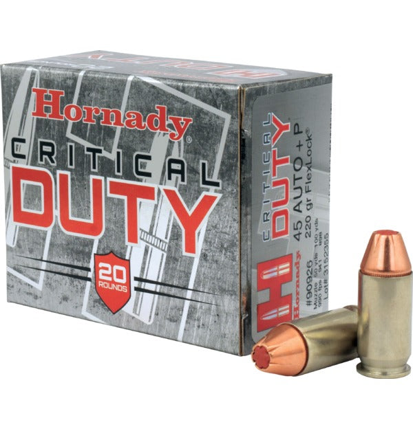 Hornady 45 Auto +P 220 gr FlexLock® Critical Duty®