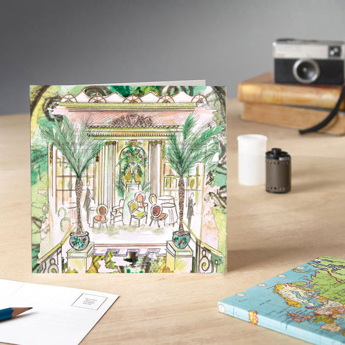 Afternoon Tea at the Ritz inspired Greetings Card - Pack of 6