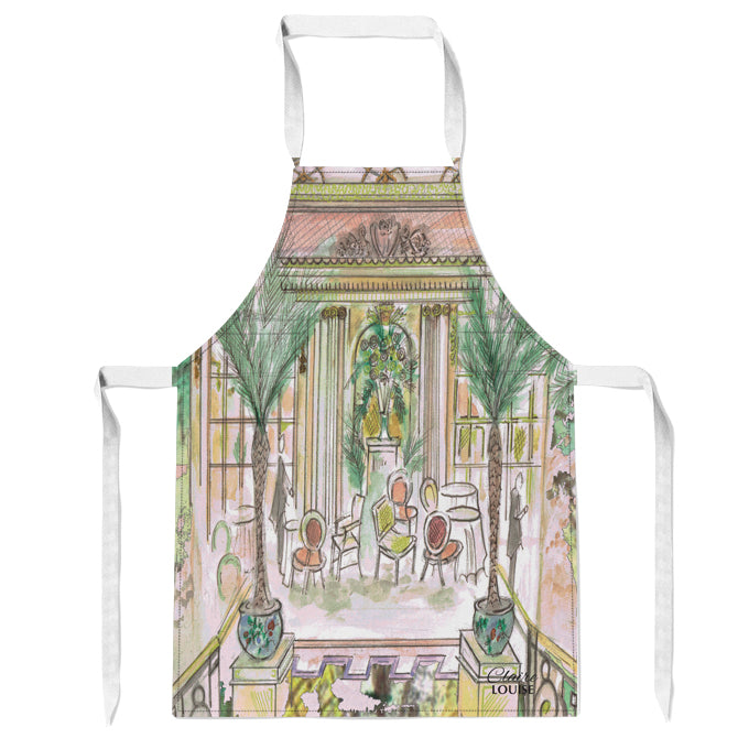 Afternoon Tea At The Ritz Inspired Kitchen Apron