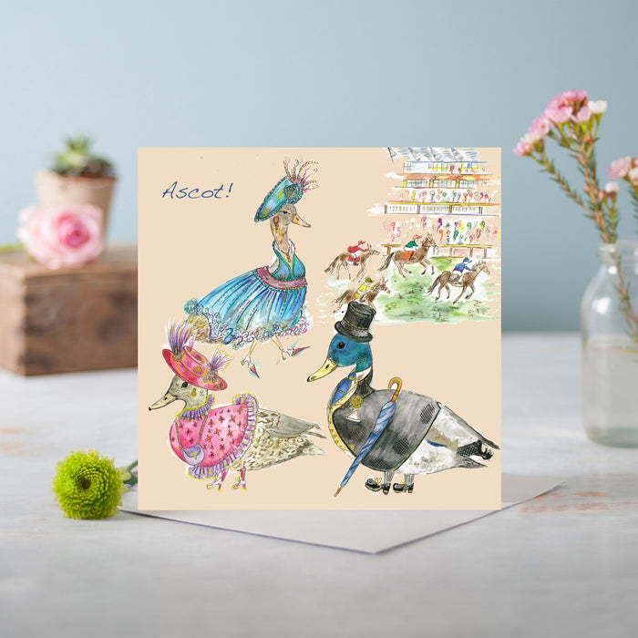 Ascot Greetings Card - Pack of 6
