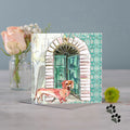 At home with dachshund greeting card - Pack of 6
