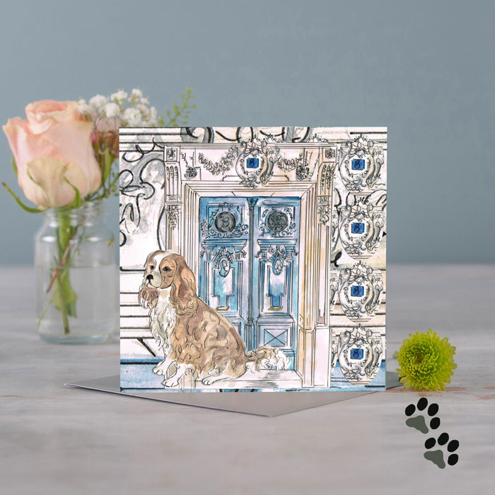 At home with king charles greeting card - Pack of 6