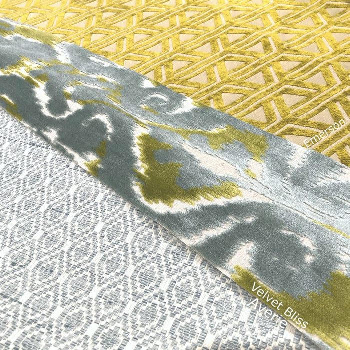 Averie Aquamarine Diamonds Geometric Pillow Cover - Aloriam