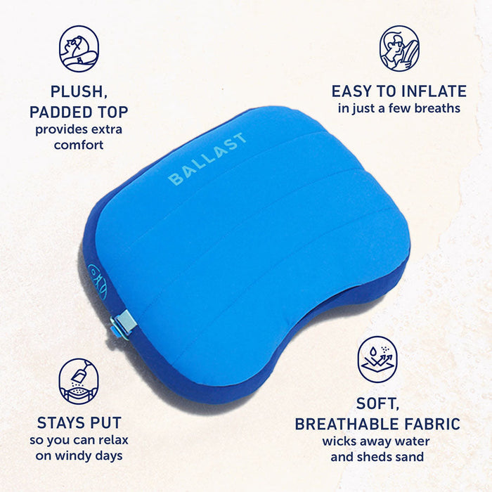 Ballast Beach Pillow Cool Combo