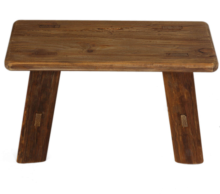 Bare Decor Leland Mudroom Entryway Bench in Reclaimed Wood, Small 28x14x16