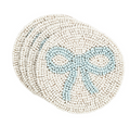 Beaded Bow Coasters