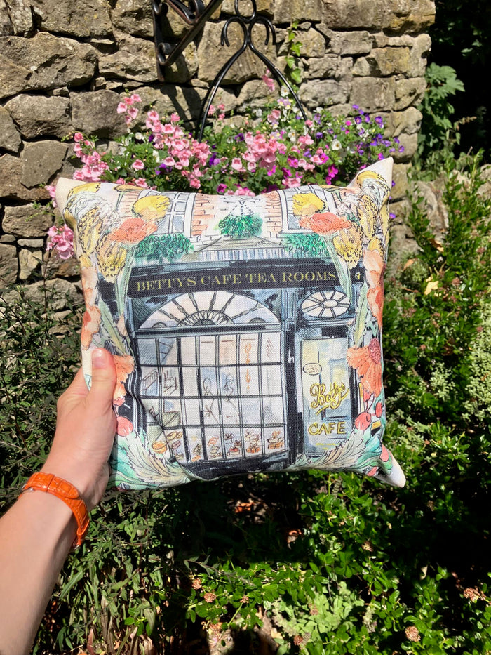 Bettys In Full Bloom Gift Cushion