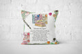 Between the Layers Cushion - The Painted Poem