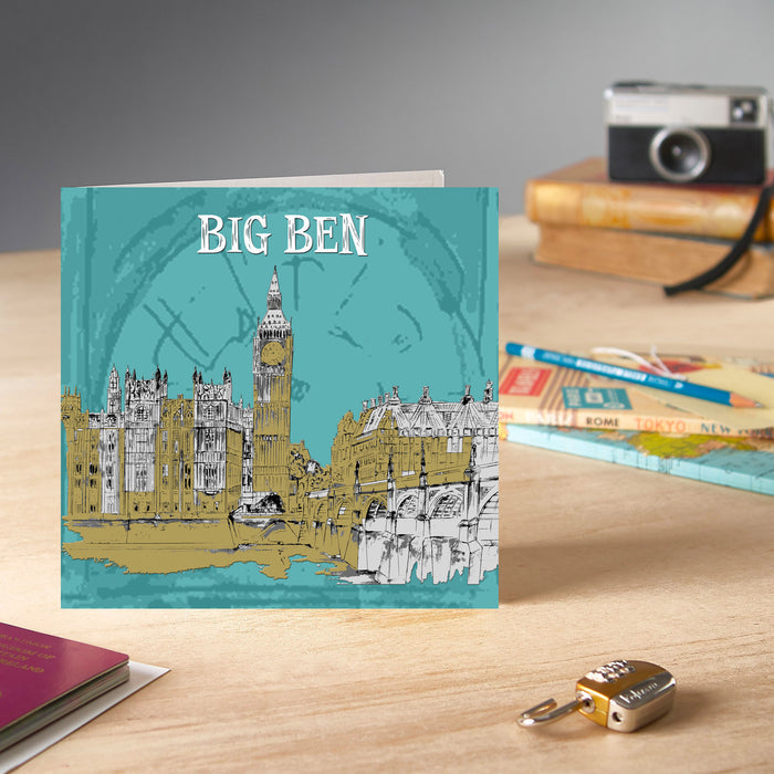 Big Ben Urban Icons Greeting Card - Pack of 6