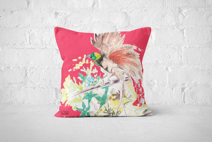 Birds Of Paradise Cushion