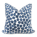 Blair Modern Blue White Dots Pillow Cover - Aloriam