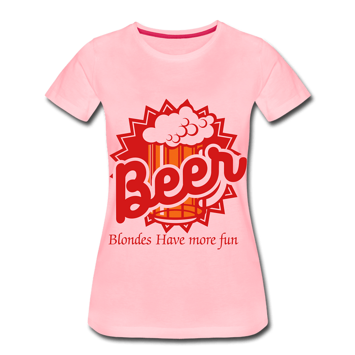 Blondes Have more fun - pink