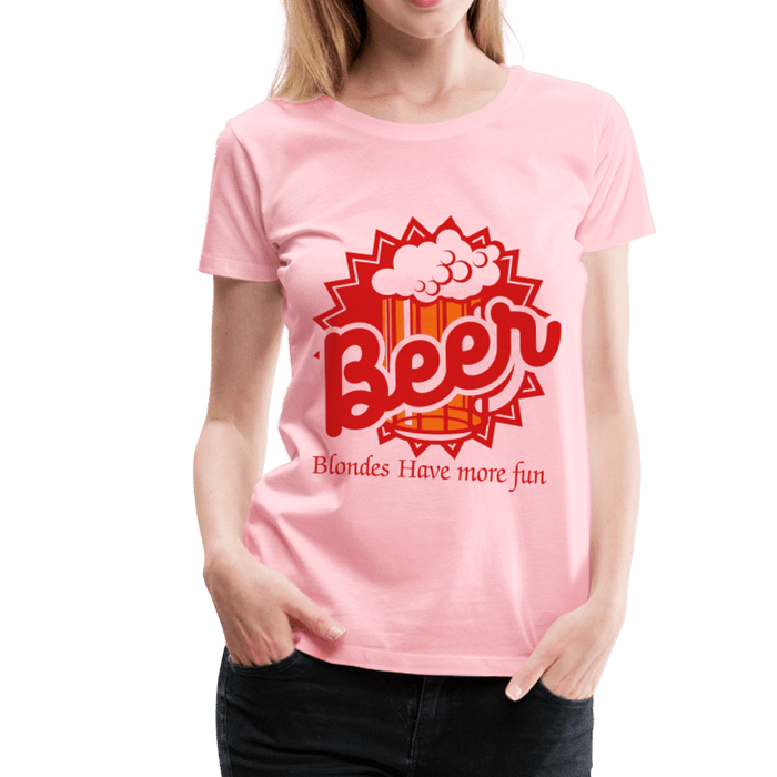 Blondes Have more fun - pink