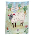 Blue Sheep Blanket | Googly Eye Sheep Fleece Throw | Made in the UK
