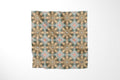 Boho Ecru Blue Scarf