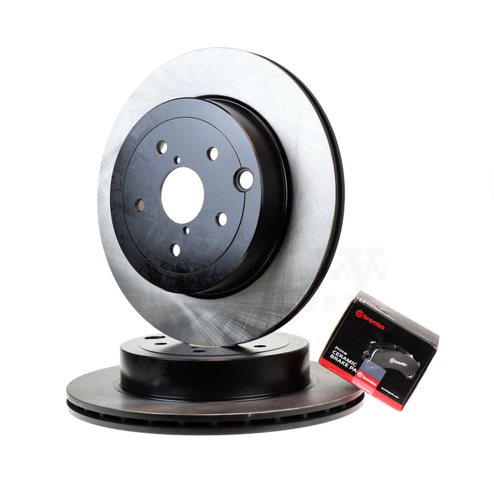 Brake Pad/Premium Rotor Kit 2008-2014 STI Rear Basic