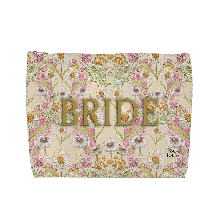 Bridal Garden Bloom Cosmetic Bag