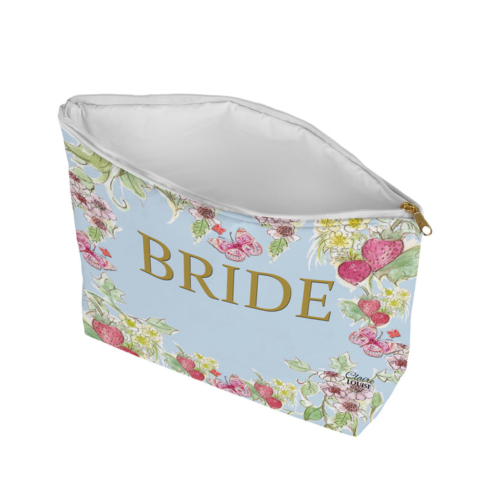 Bridal Strawberries Cosmetic Bag
