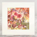 Burnt Sienna Bloom Mounted Print