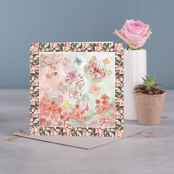 Butterfly Greetings Card - Pack of 6