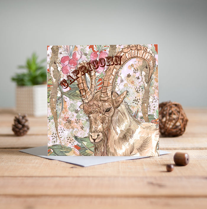 Capricorn Greetings Card - Pack of 6