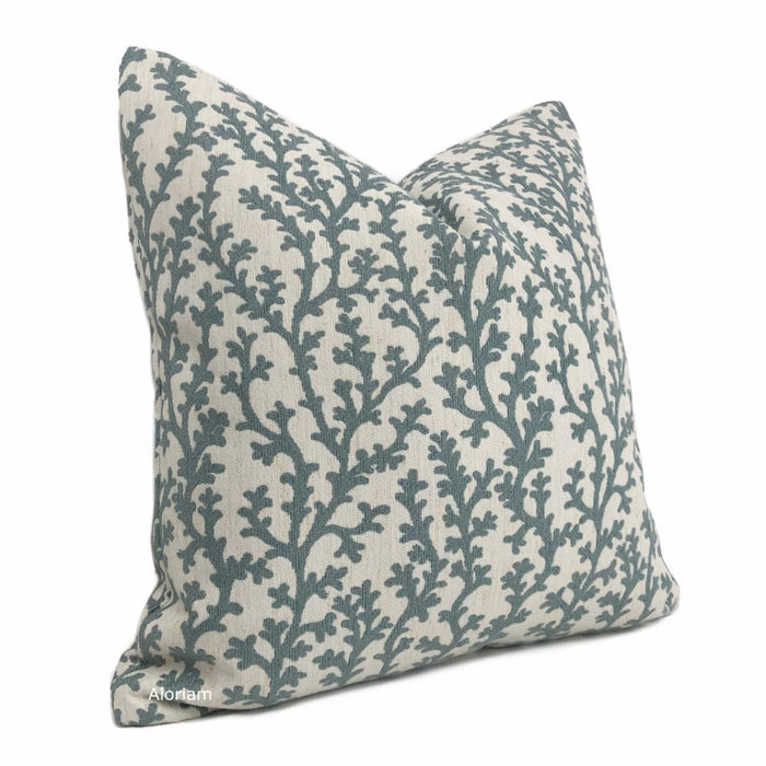 Beatrix Sage Green Floral Vine Pillow Cover - Aloriam