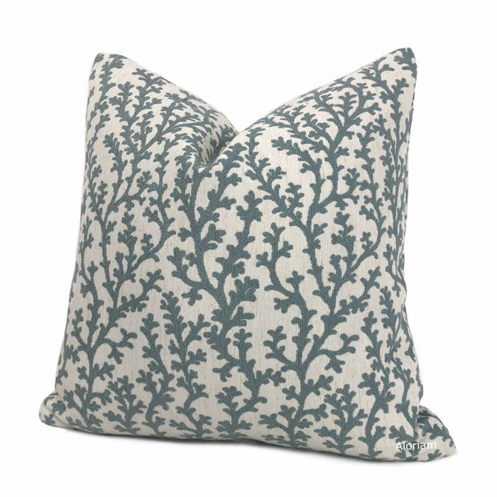 Beatrix Sage Green Floral Vine Pillow Cover - Aloriam