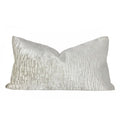 Dunham Whisper Gray Textured Chenille Pillow Cover - Aloriam