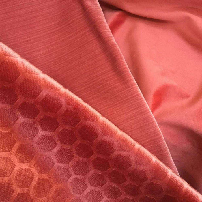Robert Allen Coral Reef Pink Plush Strie Velvet Pillow Cover Cushion Pillow Case Euro Sham 16x16 18x18 20x20 22x22 24x24 26x26 28x28 Lumbar Pillow 12x18 12x20 12x24 14x20 16x26 by Aloriam