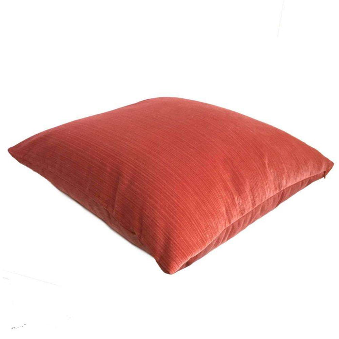 Robert Allen Coral Reef Pink Plush Strie Velvet Throw Pillow Cover