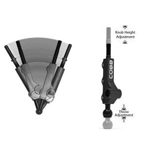 Cobb Tuning Double Adjustable Short Shifter 2008-2014 WRX, 2005-2009 LGT/OBXT, 2006-2008 FXT