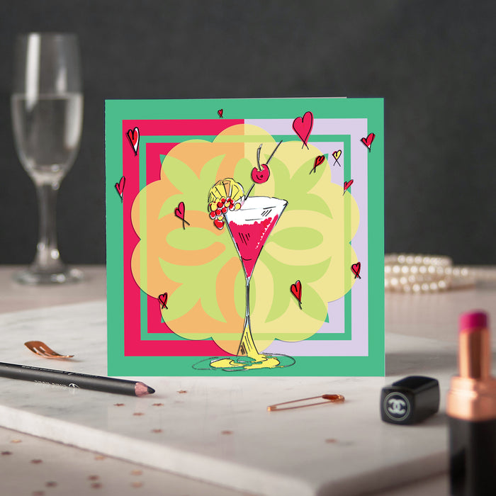 Cocktail Hour Greeting Card - Pack of 6