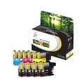 Compatible Brother LC203BK, LC203C, LC203M, LC203Y High Yield Ink Cartridge - Ten Pack