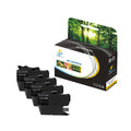 Compatible Brother LC3019BK LC-3019BK High-Yield Black Ink Cartridges, 4-Pack, for MFC-J5920DW MFC-J985DW Printers