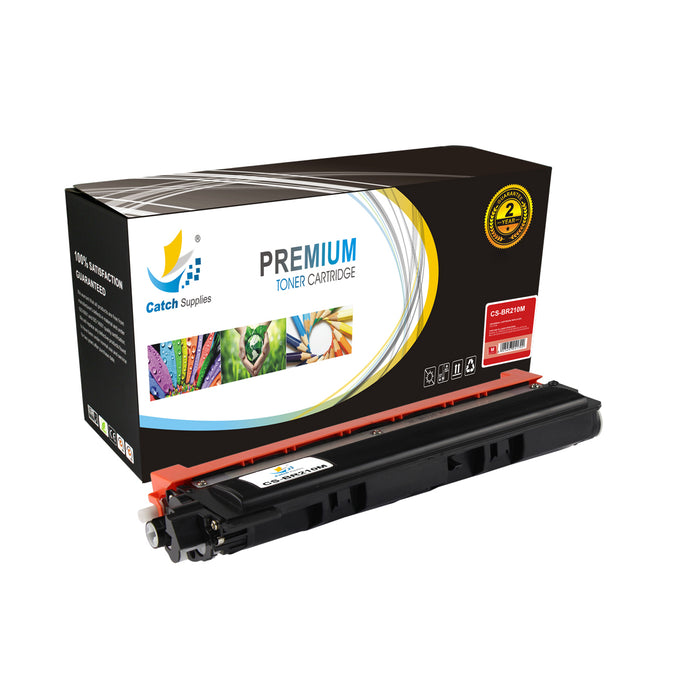 Compatible Brother TN-210BK, TN-210C, TN-210M, TN-210Y Standard-Yield Toner Cartridges, 4-Pack