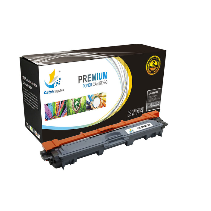 Compatible Brother TN-221BK, TN-225C, TN-225M, TN-225Y Standard-Yield Toner Cartridges, 4-Pack