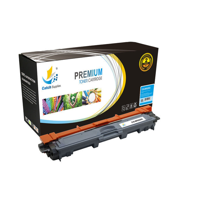 Compatible Brother TN-221BK, TN-225C, TN-225M, TN-225Y Standard-Yield Toner Cartridges, 4-Pack