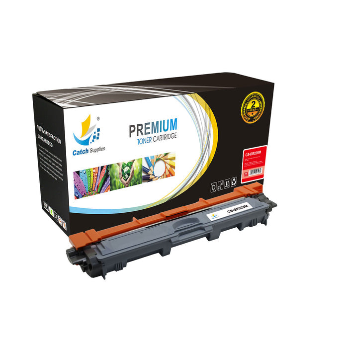Compatible Brother TN-221BK, TN-225C, TN-225M, TN-225Y Standard-Yield Toner Cartridges, 4-Pack