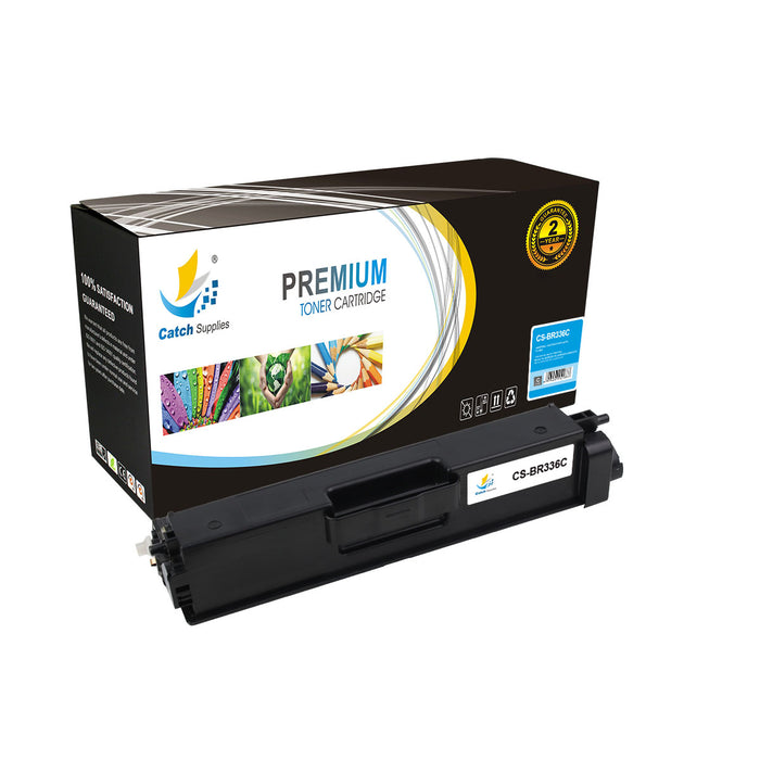 Compatible Brother TN-336BK, TN-336C, TN-336M, TN-336Y Standard-Yield Toner Cartridges, 5-Pack