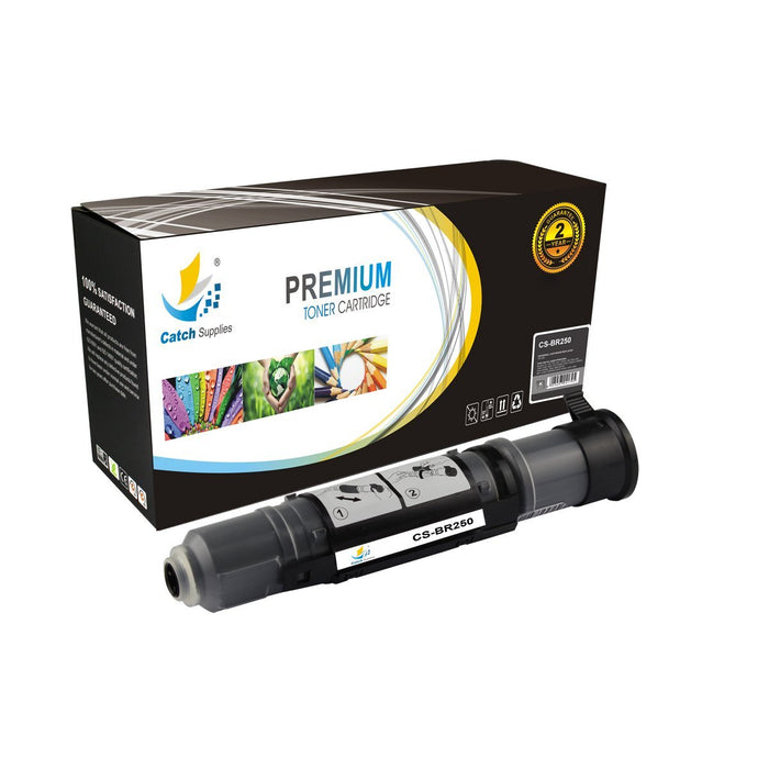Compatible Brother TN250 TN-250 Standard-Yield Black Toner Cartridge, 1-Pack, for HL-720 730 730DX 760 820 1040 Printers