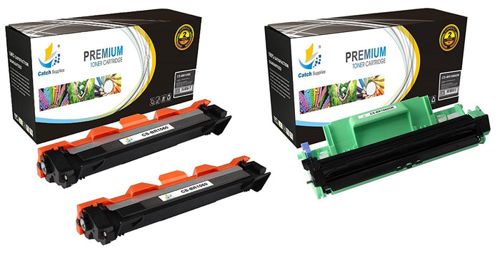 Compatible Combo pack of 2 TN1060 Toner Cartridges and 1 DR1060 Drum Unit | Catch Supplies