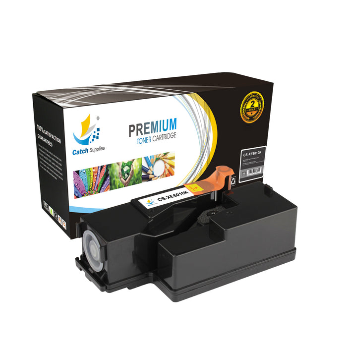Compatible Xerox 106R01630, 106R01627, 106R01628, 106R01629 Standard-Yield Black, Cyan, Magenta & Yellow Toner Cartridges, 4-Pack, for Phaser 6000 6010 6010N 6015V Printers