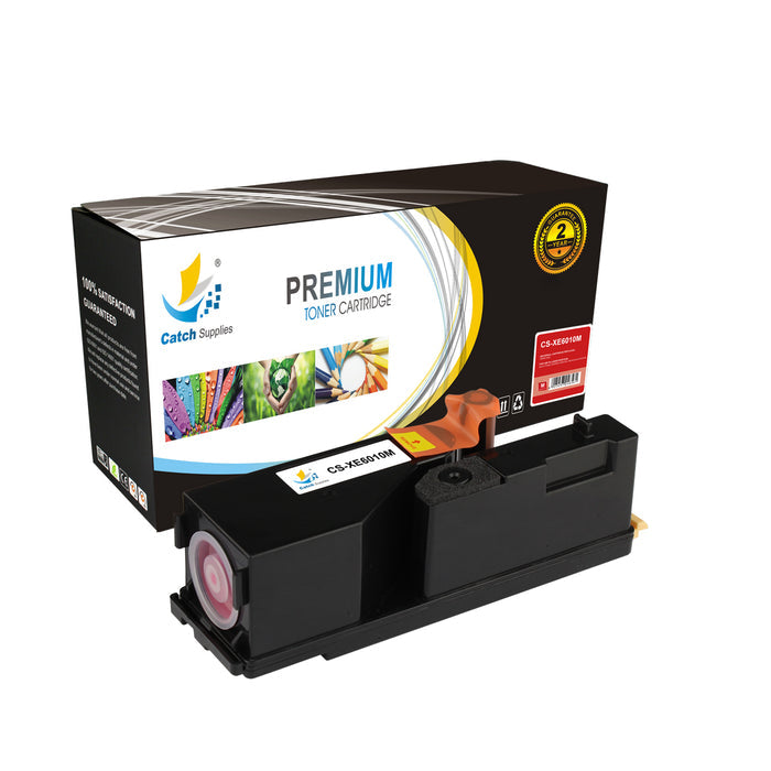 Compatible Xerox 106R01630, 106R01627, 106R01628, 106R01629 Standard-Yield Black, Cyan, Magenta & Yellow Toner Cartridges, 4-Pack, for Phaser 6000 6010 6010N 6015V Printers