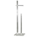 Cortesi Home Lapis Floorstanding Acrylic Toilet Paper Stand