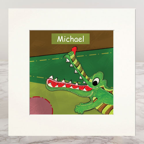 Crocodile Personalised Print