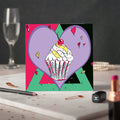 Cupcake Love Greeting Card - Pack of 6