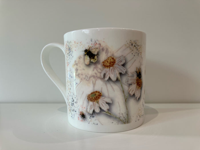 Daisies Wedding Fine Bone China Mug