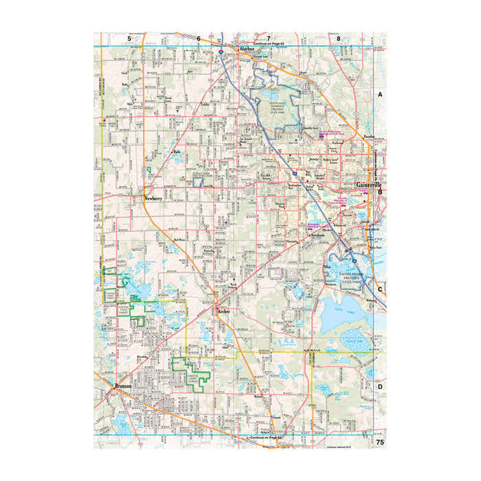 DeLorme® Atlas & Gazetteer Paper Maps Florida
