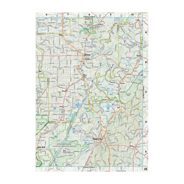 DeLorme® Atlas & Gazetteer Paper Maps Mississippi